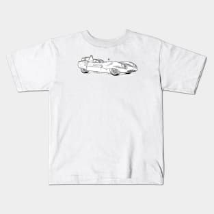 Lotus Eleven Wireframe Kids T-Shirt